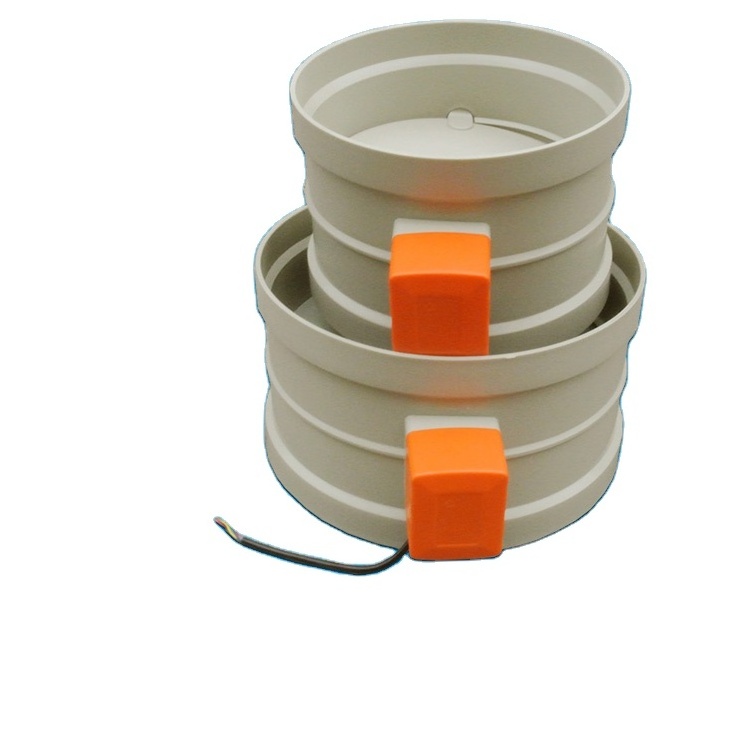 PVC/PP hvac round automatic air damper for air volume control