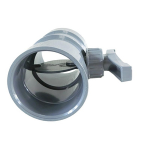 Butterfly pvc 160mm damper  for ventilation pipeline control air volume valve