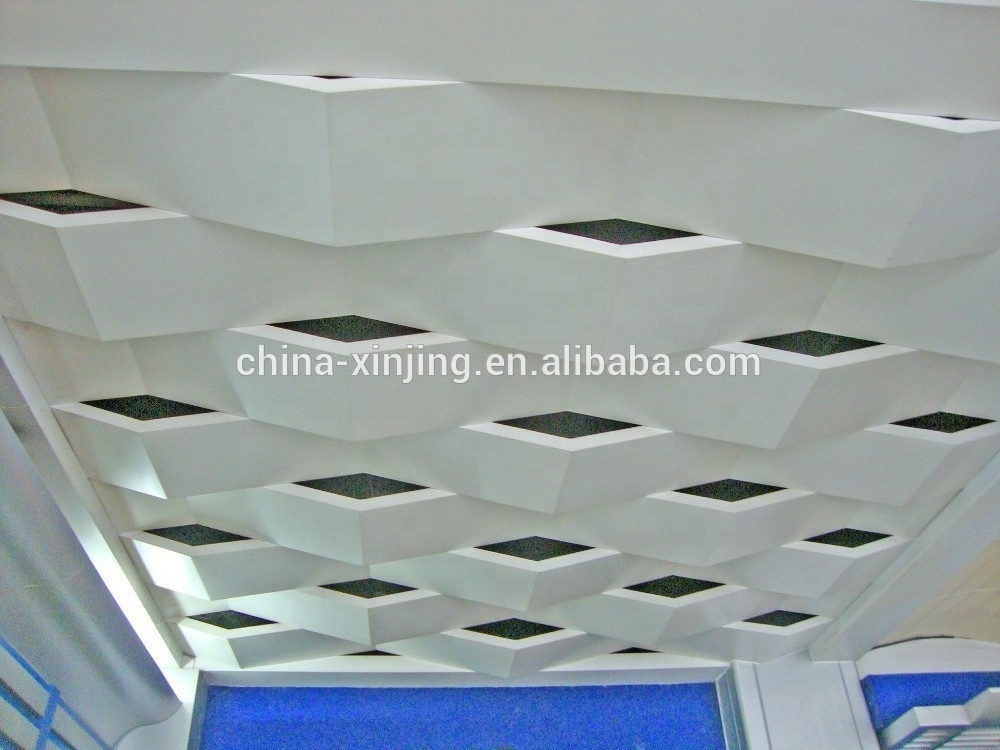 Aluminum hexagonal false ceiling