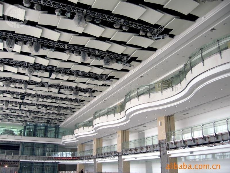 Aluminum hexagonal false ceiling