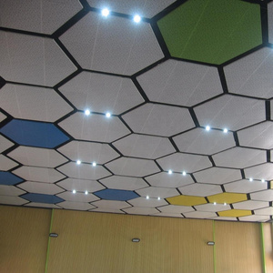 Aluminum hexagonal false ceiling