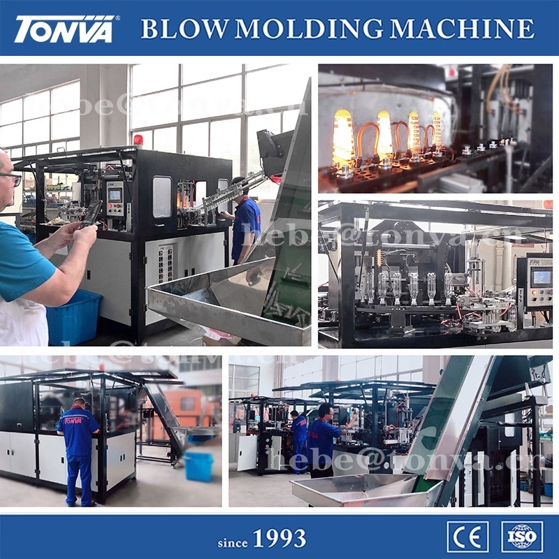 TONVA 2-cavity 5000ml Bottle Blowing Blow Molding Machine Price Automatic PET Plastic Manufacturing Plant Provided PLC 45 CE ISO