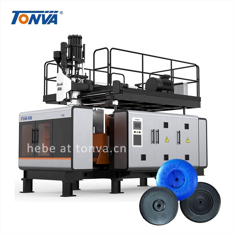 TONVA HDPE plastic toy car tires making blowing extrusion blow molding machine