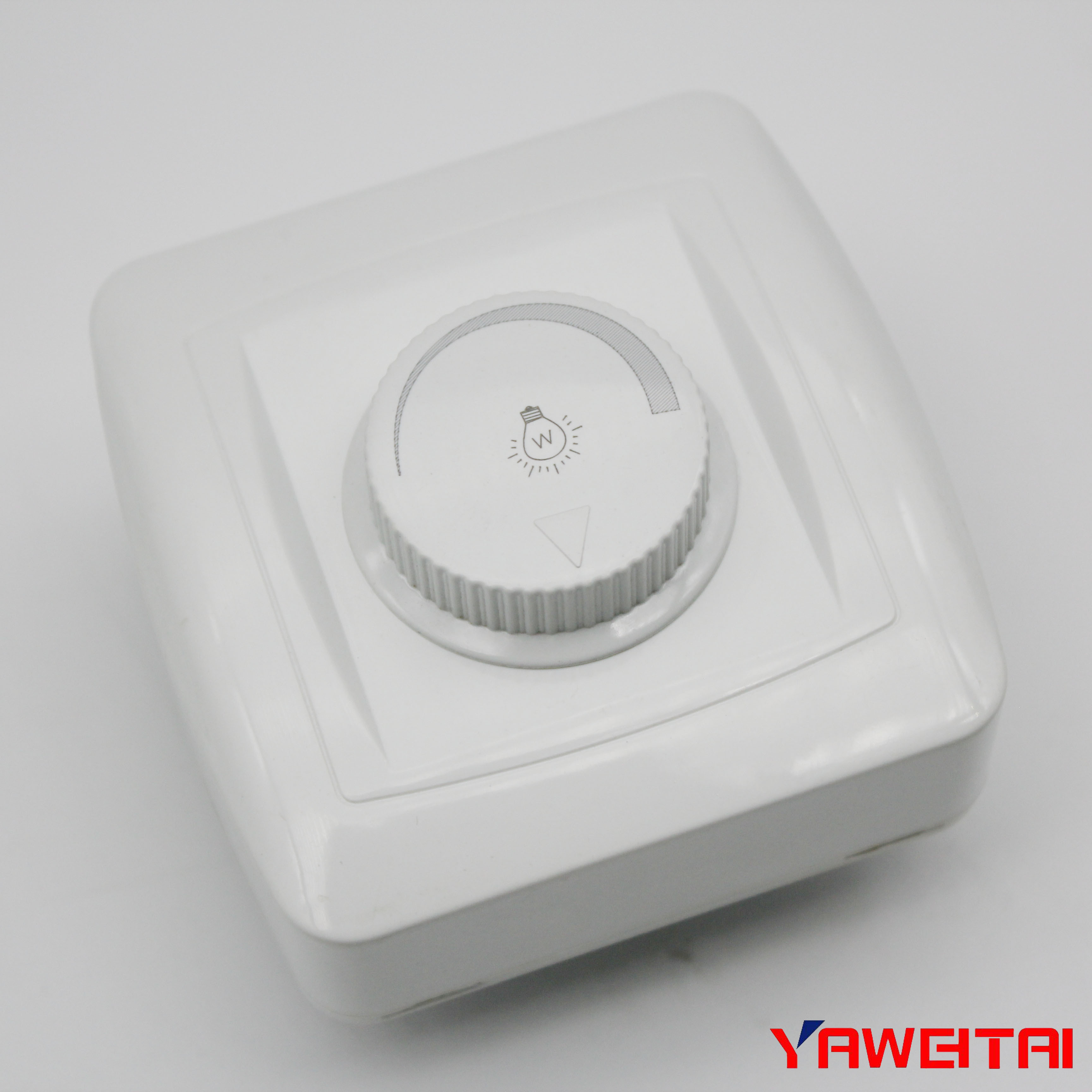 220v 0-10v Dimmer Light Switch,led Light Dimmer Button Rotary Dimmer Switch Abs Wall Switch