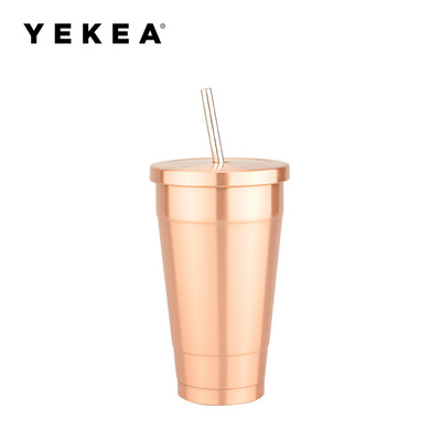 Yekea Tumblers Cups Blank Custom Vacuum Insulated Double Walled Stainless Steel Sublimation Tumblers With Lid And Straw