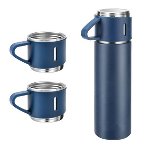 500ml Stainless Steel Thermo Vacuum Insulated Bottle with Cup for Coffee Hot drink and Cold drink water flask Set