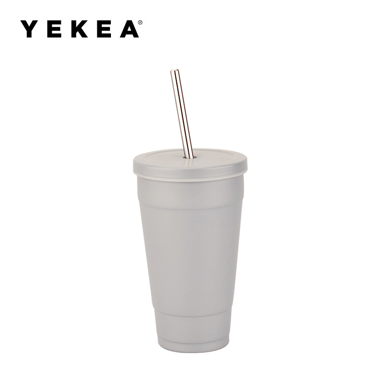 Yekea Tumblers Cups Blank Custom Vacuum Insulated Double Walled Stainless Steel Sublimation Tumblers With Lid And Straw