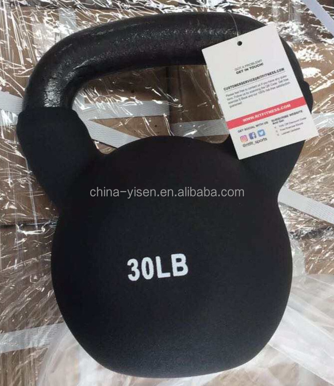 Customized Commercial Gym Use 10-32 Kg Cast Iron Core Competition Kettlebell For Strength Training