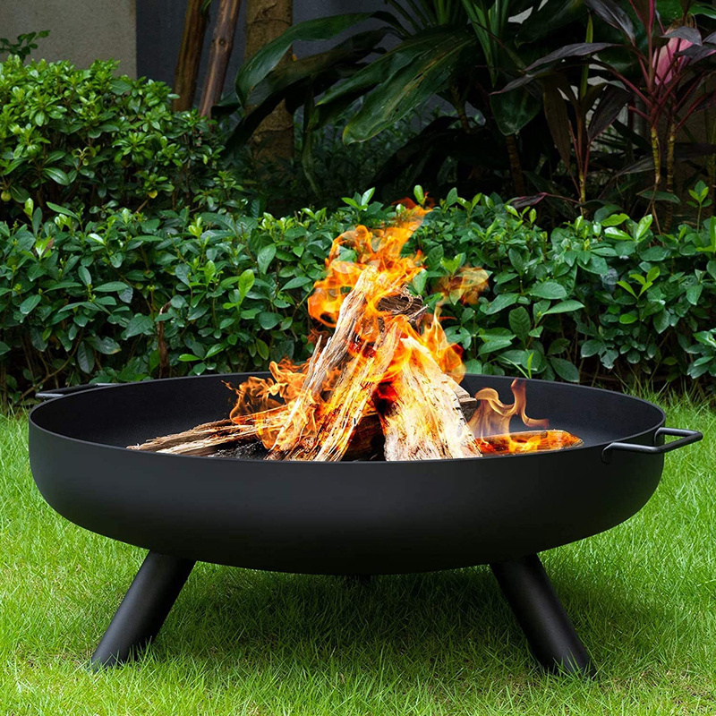 Fireplace Factory Outdoor Bbq Firepit Carbon Steel Firebowl Tall Tripod Fire Pit