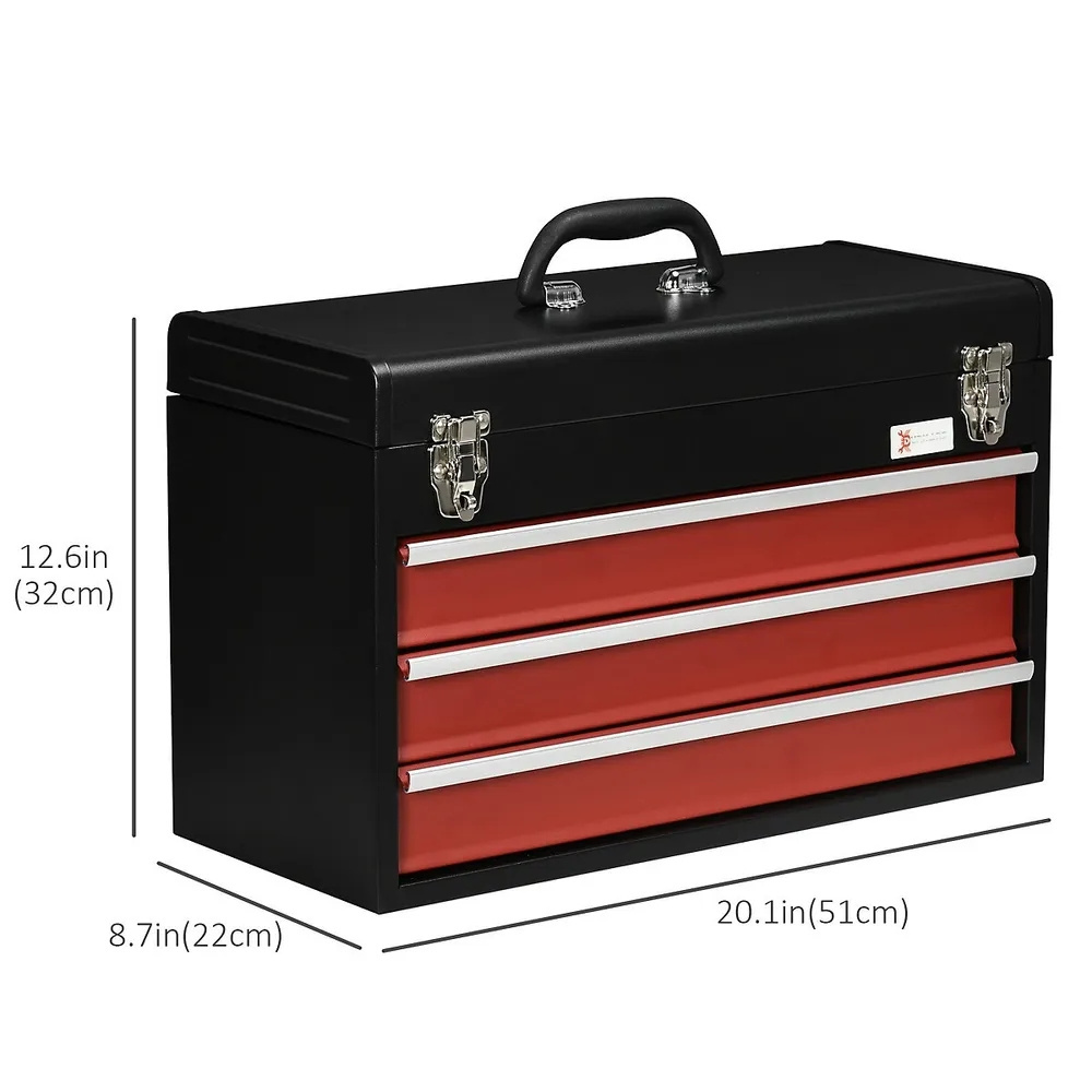 Wholesale Craftsman Portable Drawers Stainless Steel Metal Tool Box For Home Use