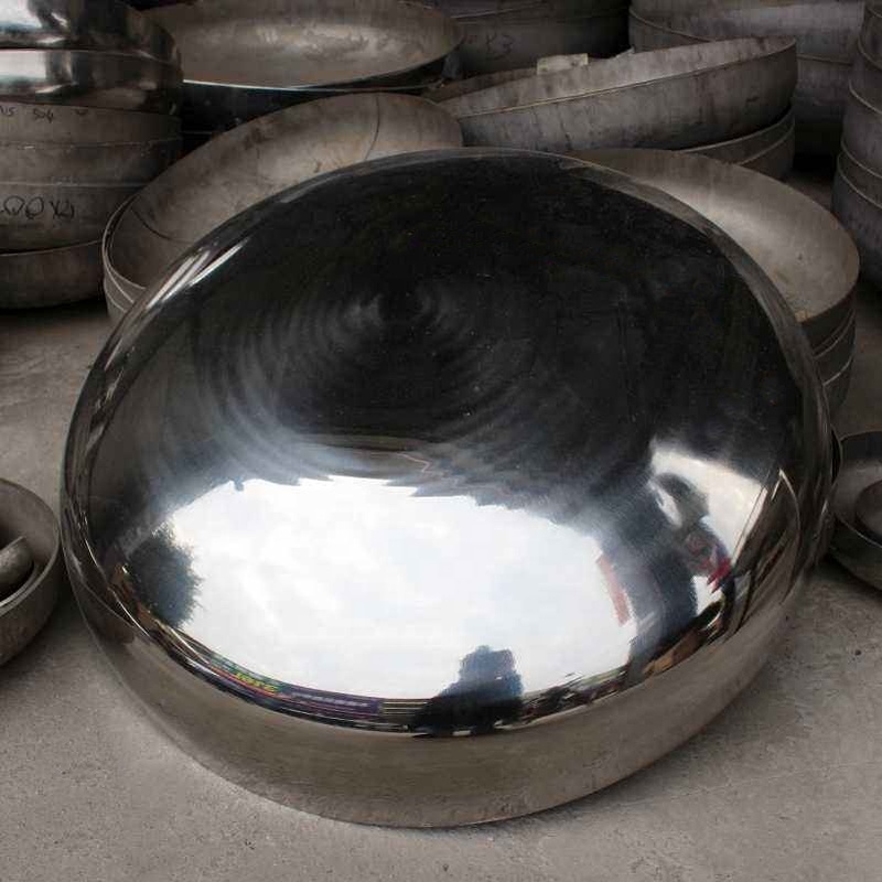 Stainless Steel Tank Ends Half Spherical Dome Hemispherical End Cap For Boiler