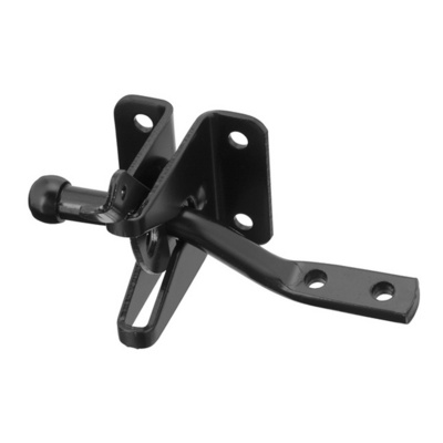 Black Steel Self Locking Automatic Gravity Lever Fence Gate Latch