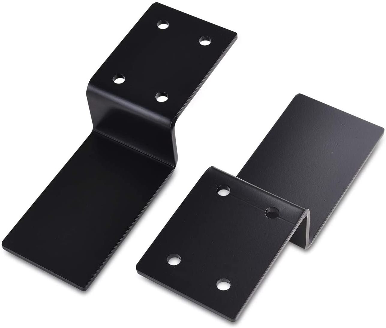 Heavy Duty Door Barricade Brackets Door Security Bar Holder Brackets Fit for Door Reinforcement