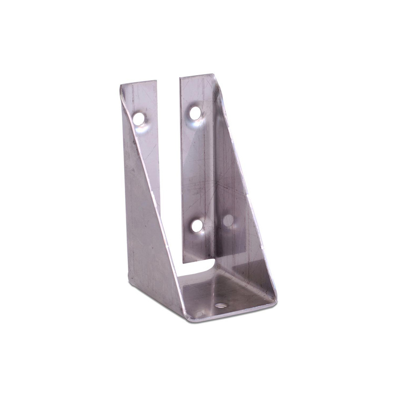 Round Metal Postfix Slotted Concrete Fence Post Brackets