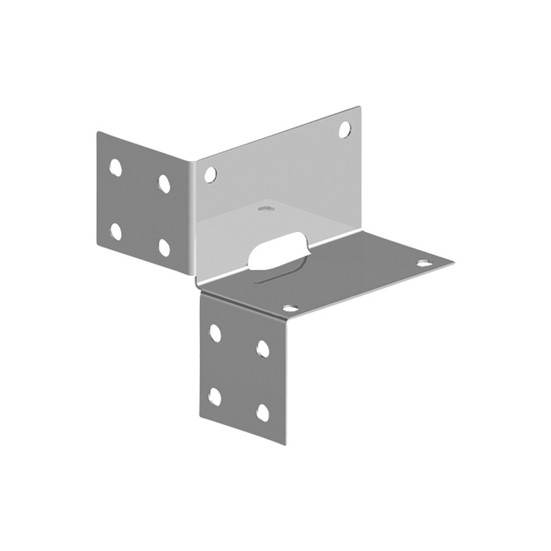 Round Metal Postfix Slotted Concrete Fence Post Brackets