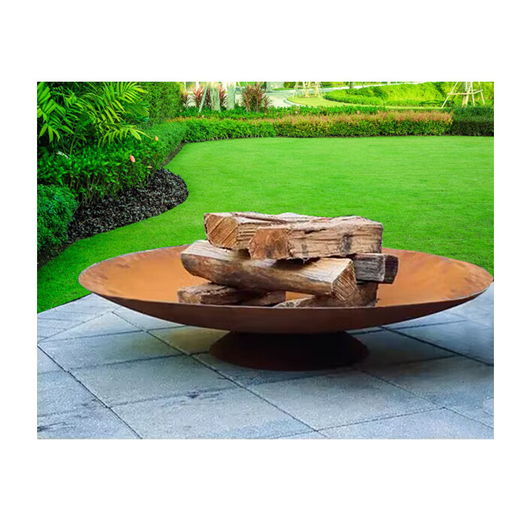 Best Modern Legacy Outdoor Garden Woodburning Large Big 28 30 36 42 48 50 60 72 Inch Rust Corten Steel Round Fire Pit