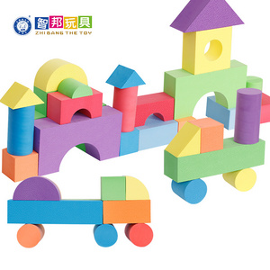 Educational Toys Distributors DIY STEM EVA Foam Toy Brick 3D DIY Building Block Gift Sets With Competitive Price For Children