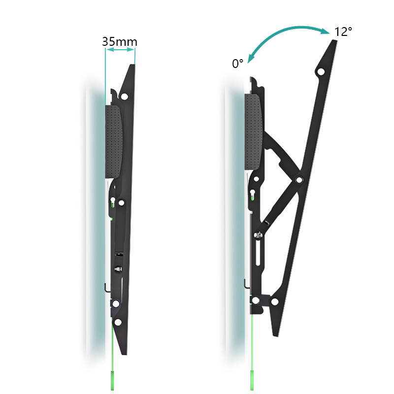 LCD Wall Bracket for 40-65 Inch Screen Size Plasma Flat Screen TV Mount 75 inch tv mount with tilt