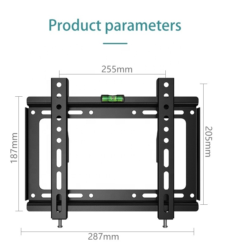 Universal Slim Tilt Soportes De LCD Swivel TV Wall Bracket for 14