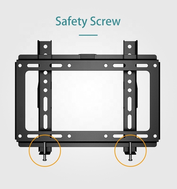 Universal Slim Tilt Soportes De LCD Swivel TV Wall Bracket for 14