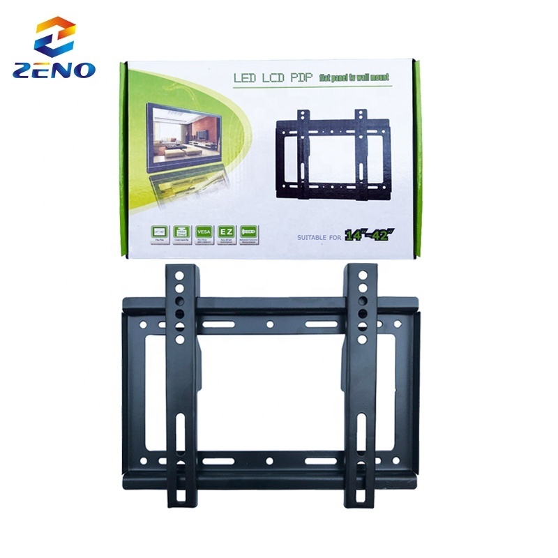 Universal Slim Tilt Soportes De LCD Swivel TV Wall Bracket for 14