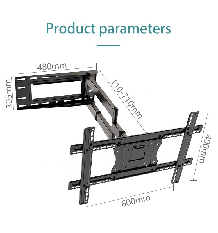 40 to 70 Inch Tilt Extension TV Wall Bracket Mount Extra Long Arm NNB SP2 KALOC L700