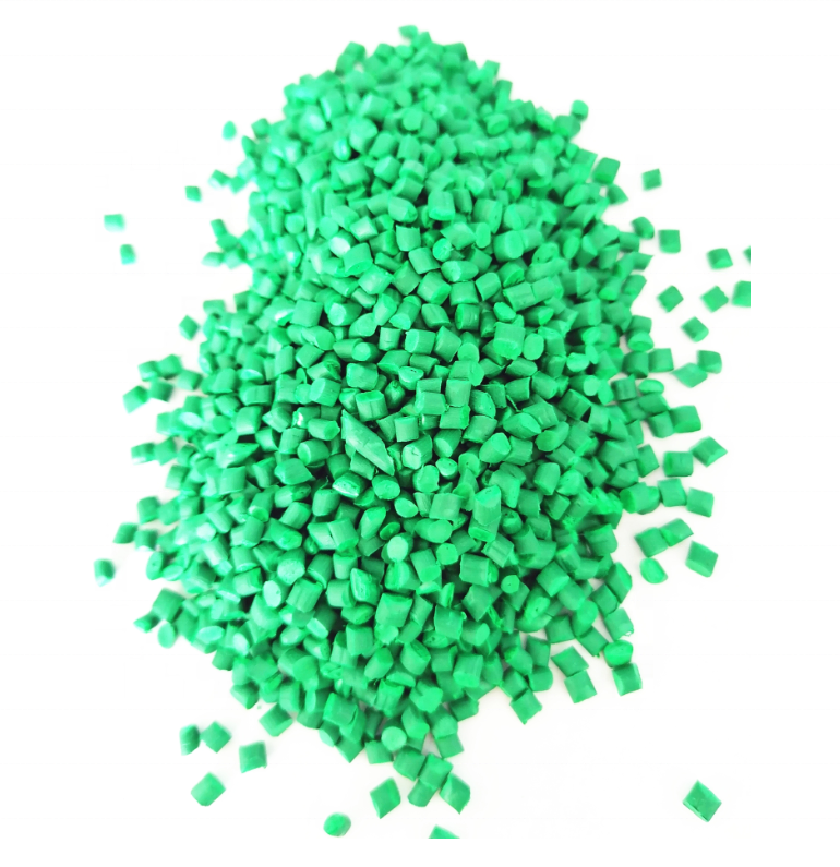 Plastic green color masterbatch  PP injection and PE film blowing plastic masterbatch