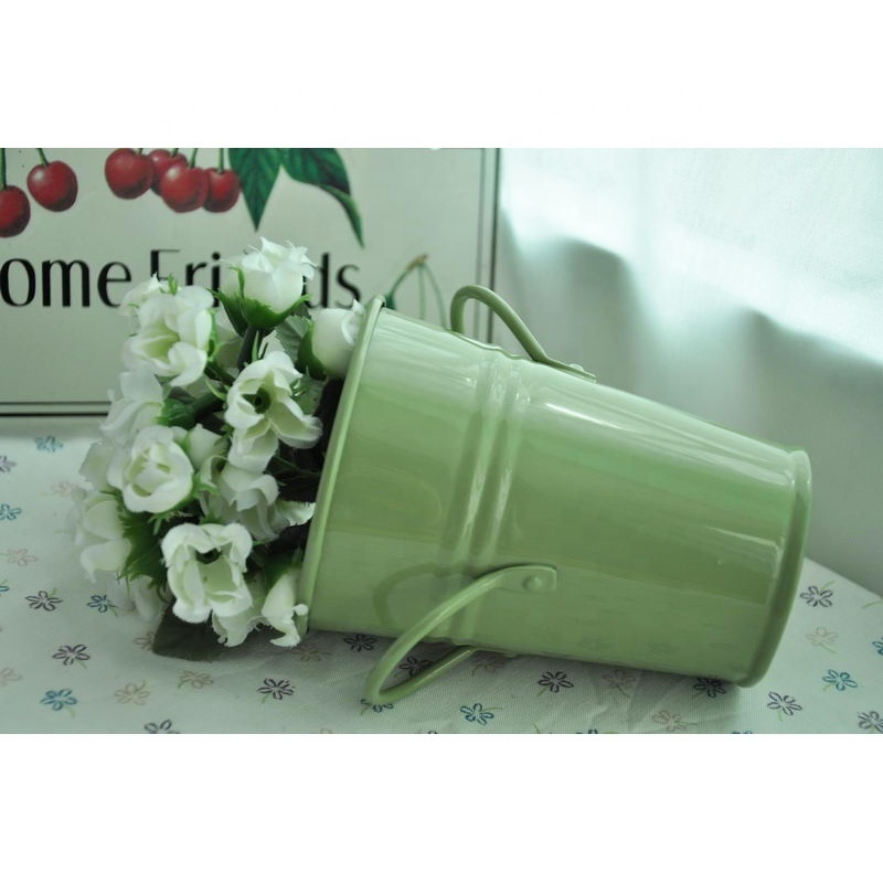 Indoor Display Floor Plant Stand Wedding Floor Living Room Metal Flower Bucket Display Stand