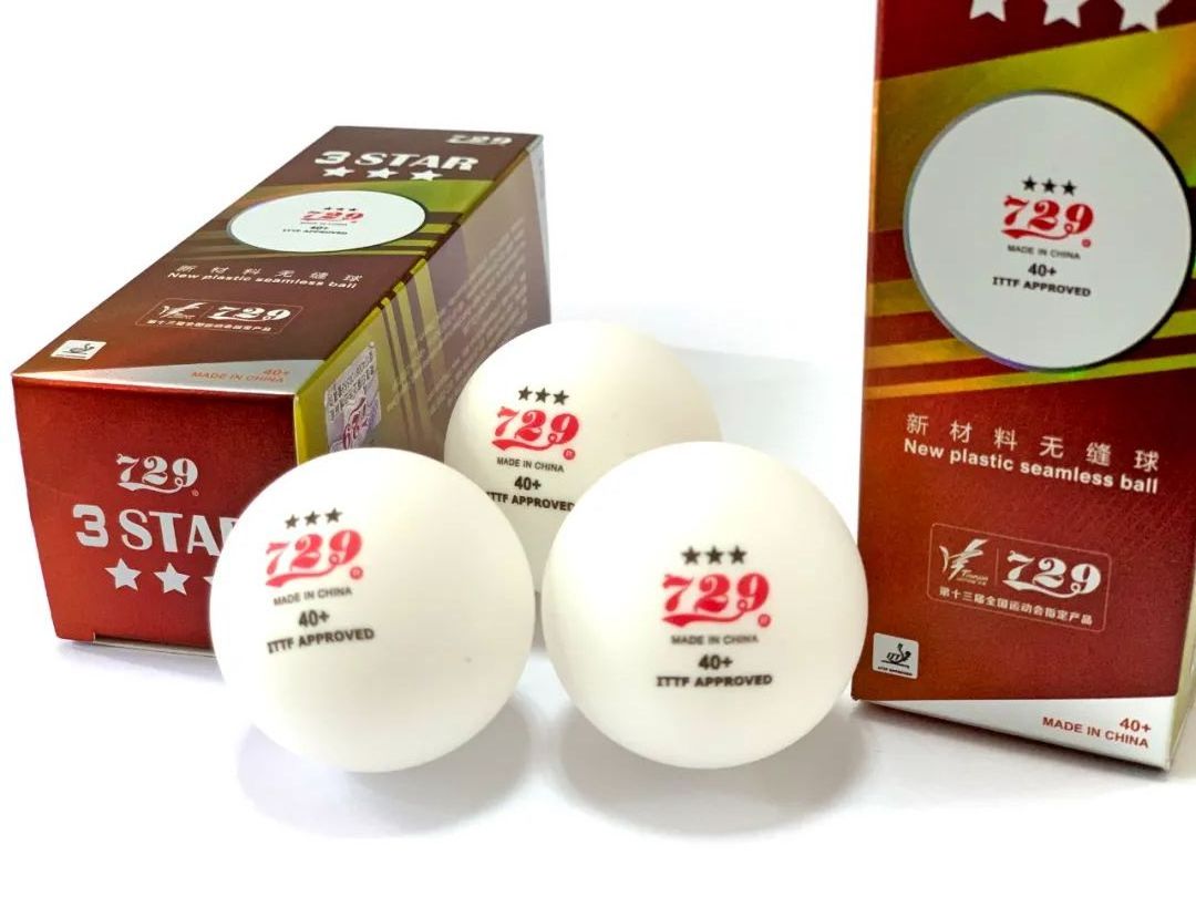 Friendship 729 table tennis balls 3 star seamless pingpong balls 3pcs/pack