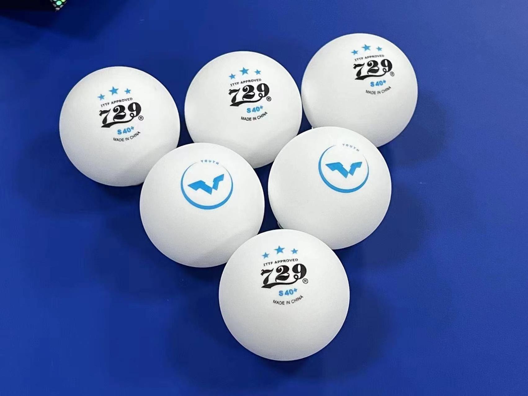 Friendship 729 WTT table tennis balls 3 star seamless pingpong balls