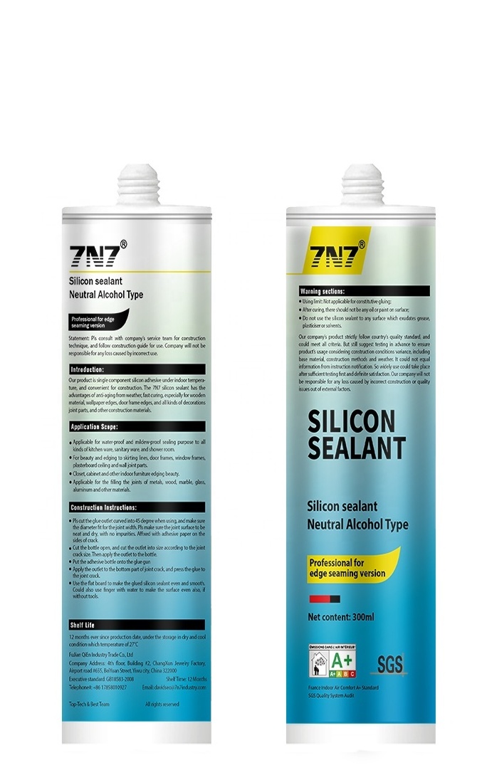 High Quality Gap Sealing Adhesives Glues Marble Silicone Sealant Tiles Floor Wall Beautification Silicone Sealant