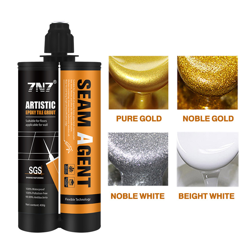 7N7 Factory Eco-Friendly tile grout 400ml High performance Gloss colors Tile grout Tile Gap filler Caulking OEM&ODM available