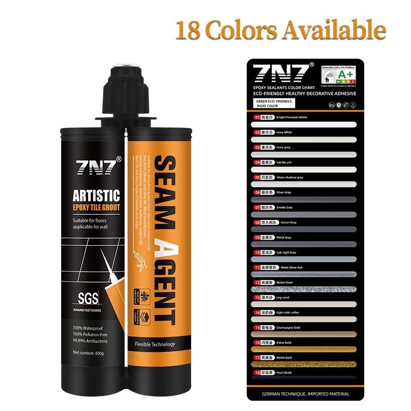 7N7 Factory Eco-Friendly tile grout 400ml High performance Gloss colors Tile grout Tile Gap filler Caulking OEM&ODM available