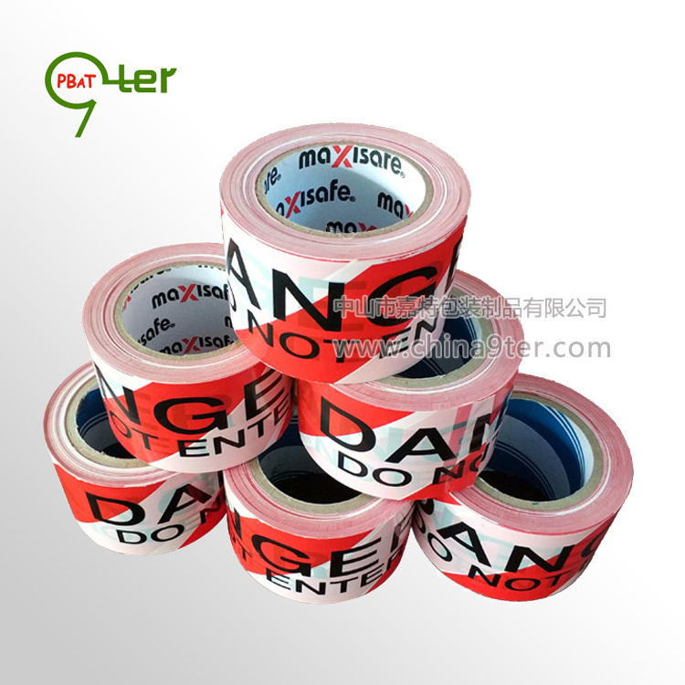 spot sales Danger do not enter barrier tape spot sale, custom PE barricade tape  75*100M inventory , MOQ 2 CTN Guangdong factory