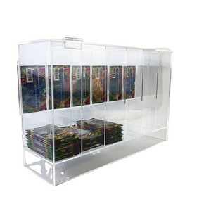 clear acrylic pokemon TCG game boy display stand Acrylic TCG pokemon Booster Pack Dispenser