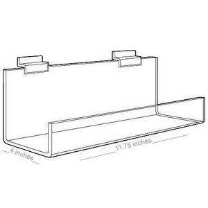 Perspex exhibition merchandise show shelves Wall Mount Plexiglass shoe display stand black acrylic slatwall footwear shelf