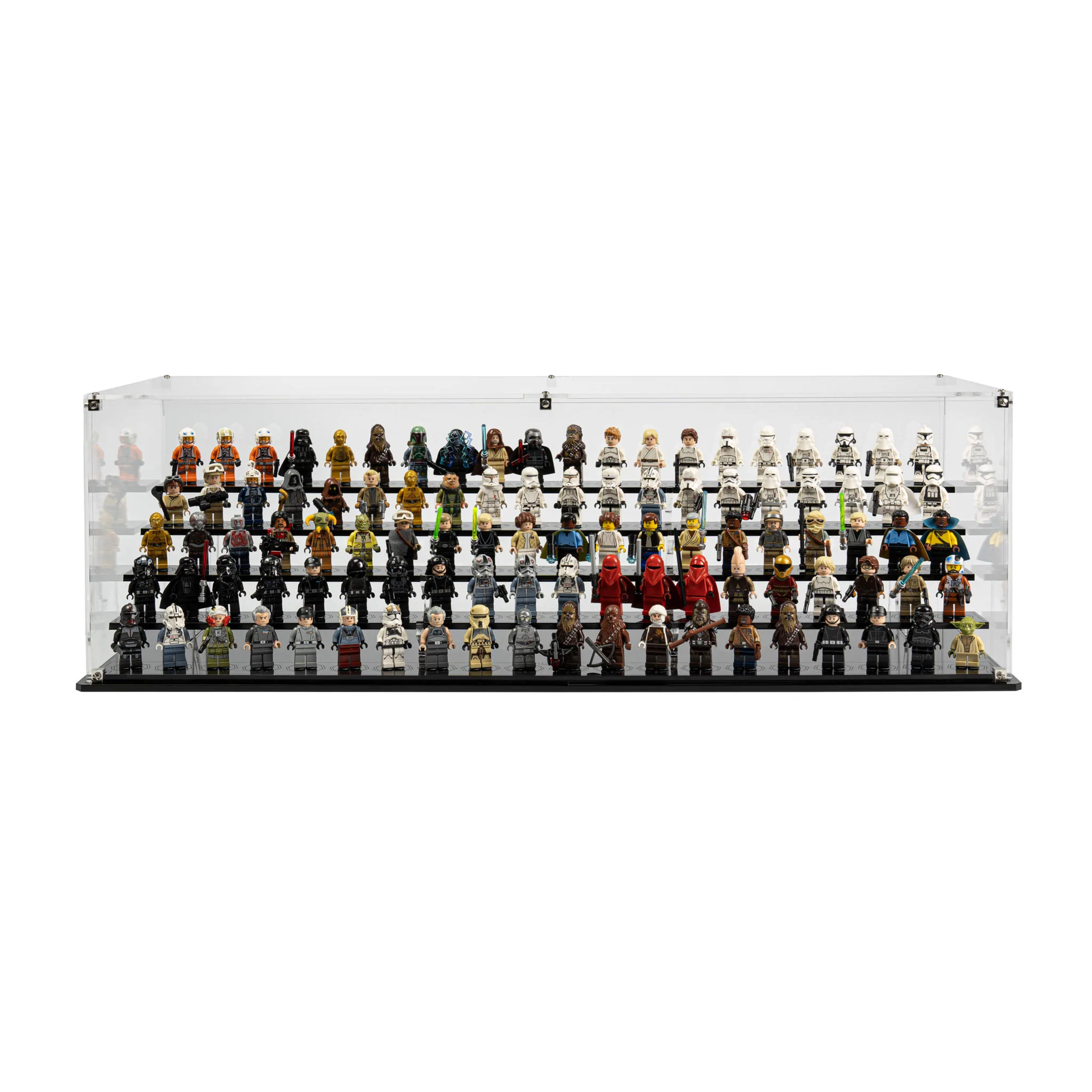 Custom Clear   Minifigures Acrylic Display Case  Minifigure Display Case