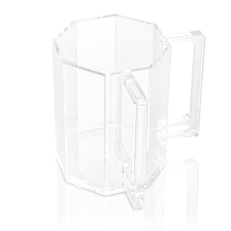 Custom Acrylic Lucite Jewish Gift Washing Cup with two handles