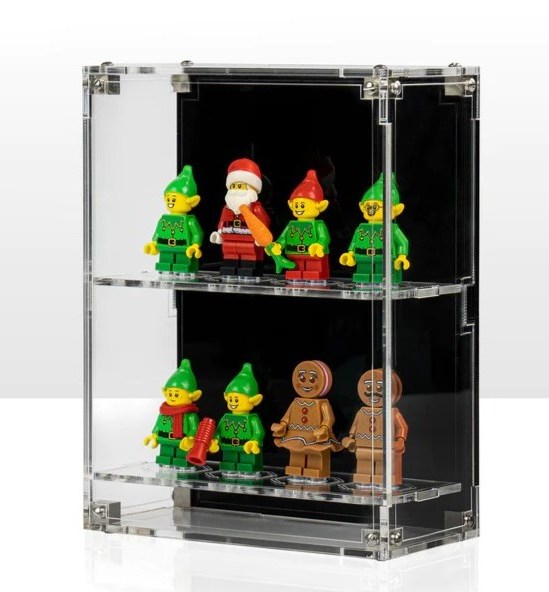 UV resistant Custom Clear Wall Mounted legoed  Minifigures Acrylic Display Case