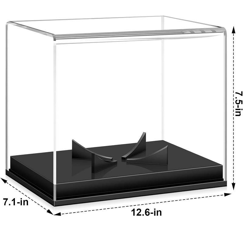 Yageli Wholesale Custom Size Clear Acrylic Full Size Football Display Case Acrylic Display Case for Sports Memorabilias