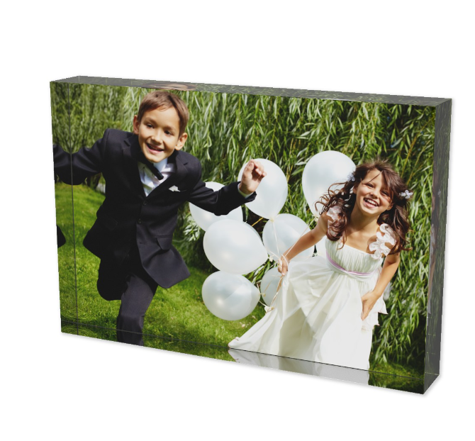 Custom Acrylic Logo Block Acrylic Uv Printing Photo Blocks Display Acrylic Picture Block