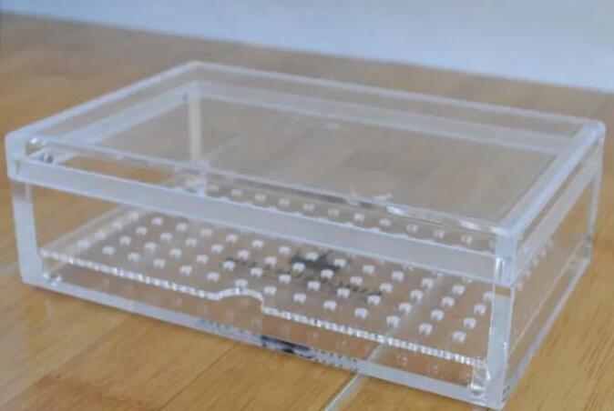 High quality clear acrylic Cigar Humidor Case Luxury Acrylic Humidor Cigar Box Display Cabinet