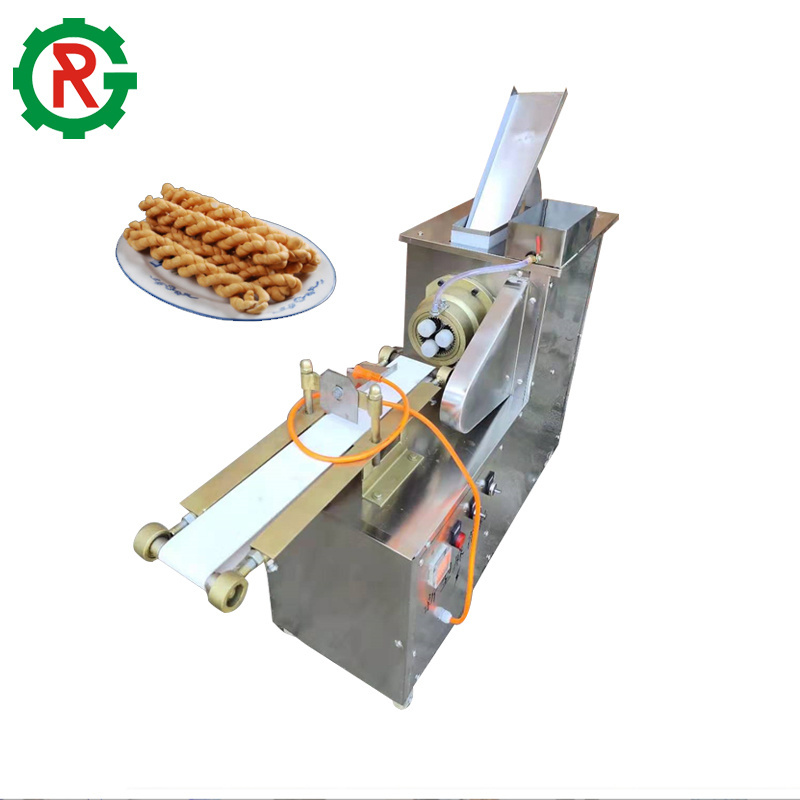 Fried Pretzel Maker Hemp Flowers Forming Mahua Maker Making Machine