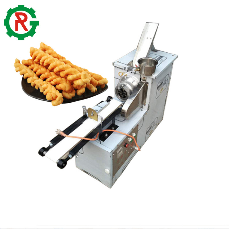 Fried Pretzel Maker Hemp Flowers Forming Mahua Maker Making Machine