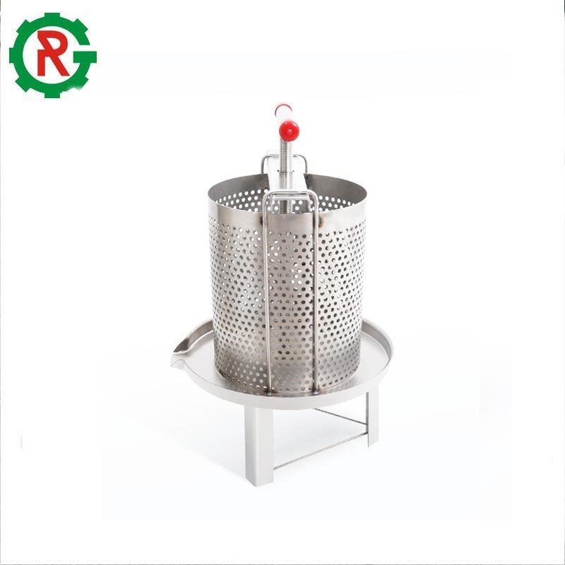 Wax and honey separator honey press machine