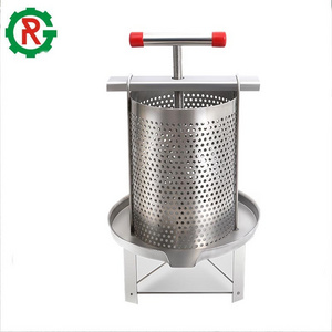 Wax and honey separator honey press machine