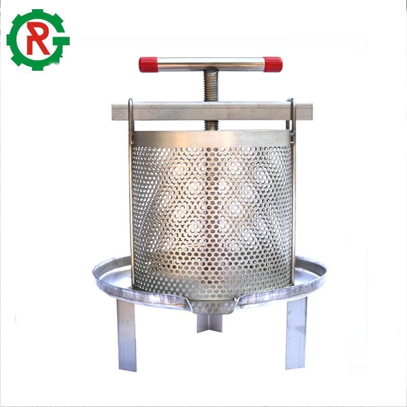 Wax and honey separator honey press machine