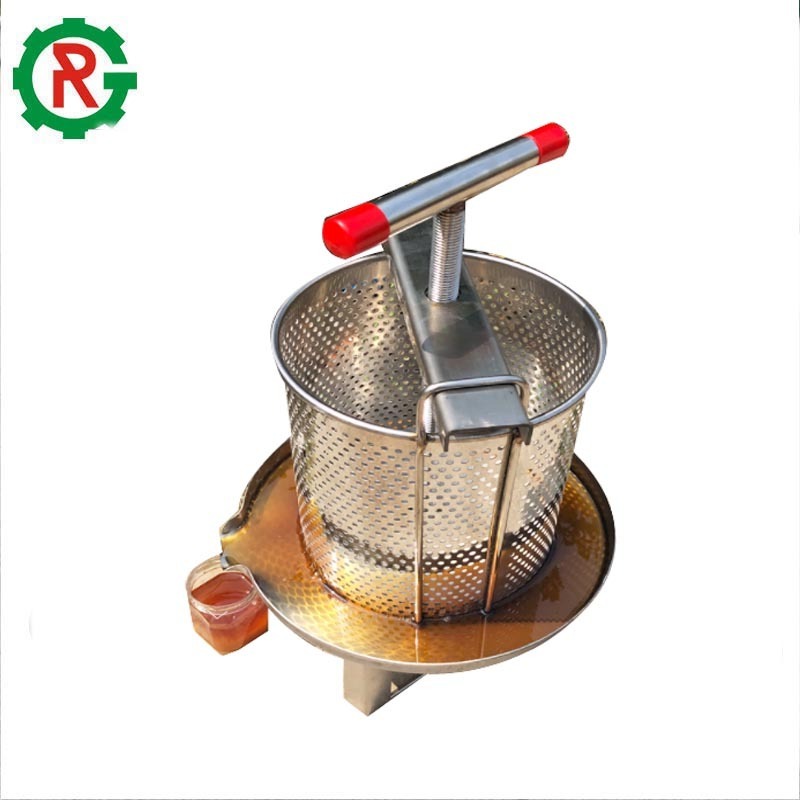 Wax and honey separator honey press machine