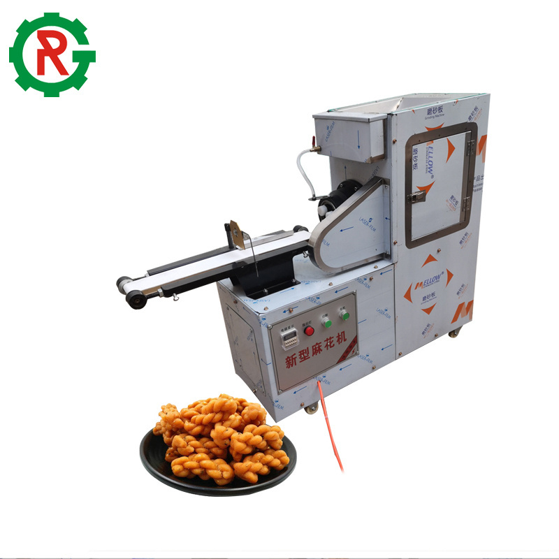 Fried Pretzel Maker Hemp Flowers Forming Mahua Maker Making Machine