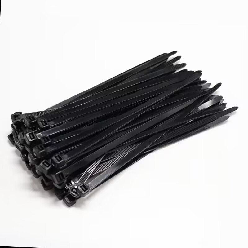 Environmentally Friendly Material Low Price UV Resistant Black Self-locking Nylon 66 Cable Zipper